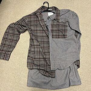 Abercrombie Flannel Set with skort